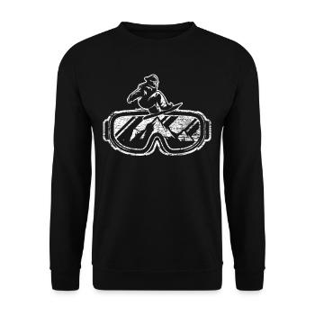 Snowboard Montagnes Sport - Sweat-shirt Unisexe - noir - Devant - Alina (178cm) & Michal (187cm)