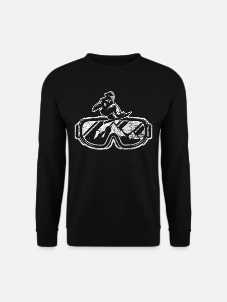 Snowboard Mountains Sport - Unisex Sweatshirt - black