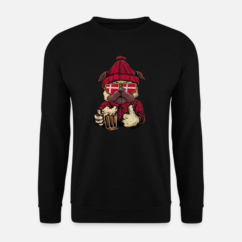 Danemark - Sweat-shirt Unisexe - noir