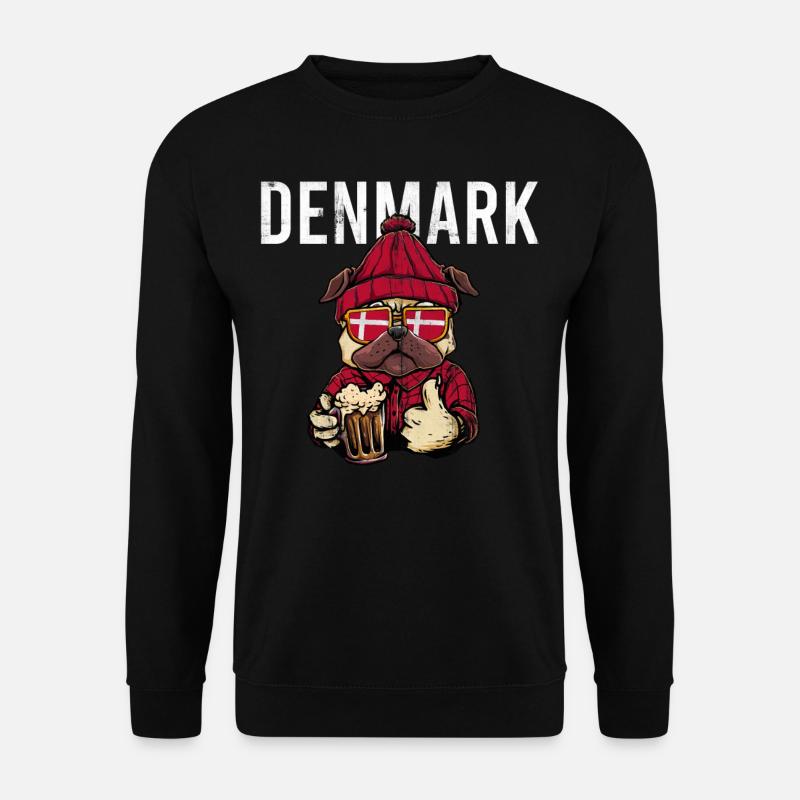 Danemark - Sweat-shirt Unisexe - noir