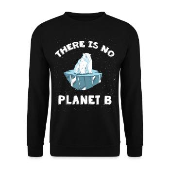 Planet b - Unisex Pullover - Schwarz - Vorne - Alina (178cm) & Michal (187cm)
