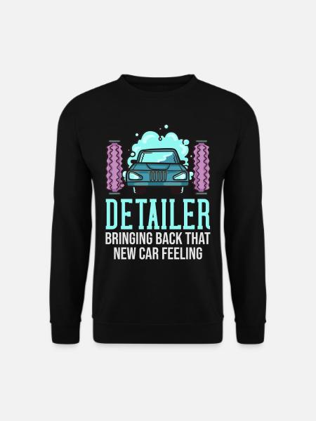Autoaufbereitung Autowäsche Auto Fahrzeug Putzen - Unisex Pullover - Schwarz