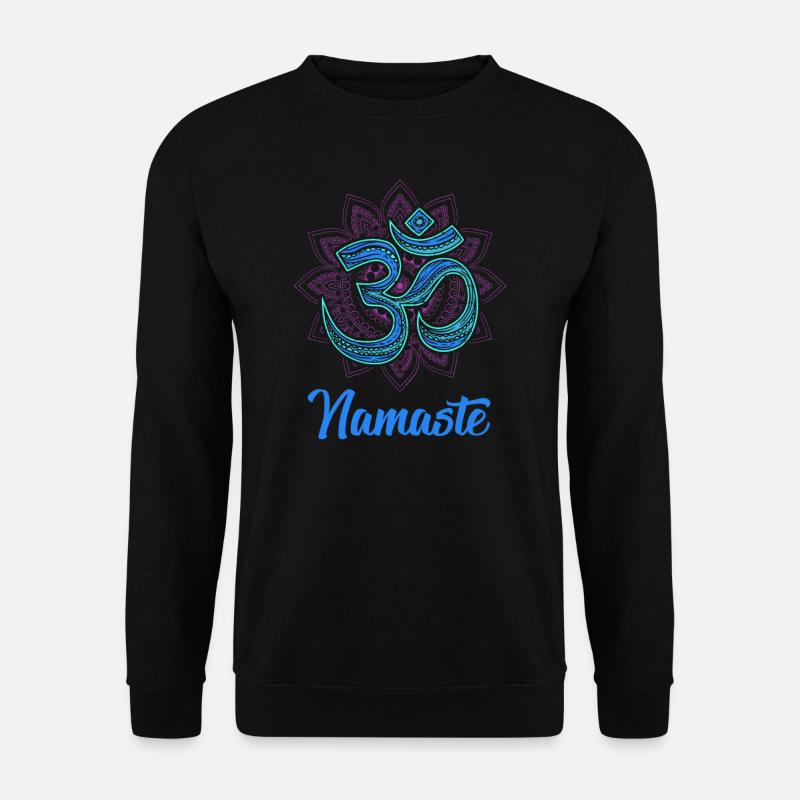 namaste - Unisex Sweatshirt - black
