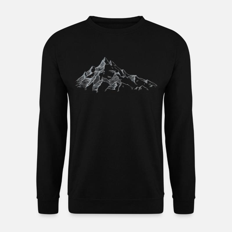 mountains - Unisex Sweatshirt - black