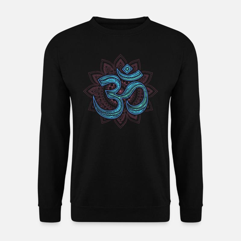om namaste - Unisex Pullover - Schwarz