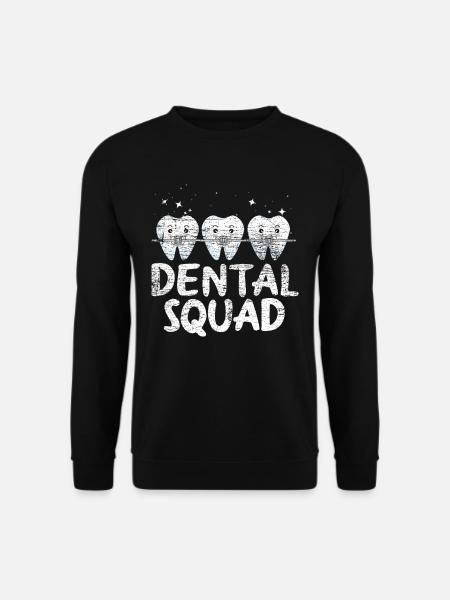 Zahnarzt Zahnspange - Unisex Pullover - Schwarz