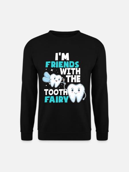 Zahnarzt Zahnärzte Beruf Lustiger Spruch - Unisex Pullover - Schwarz