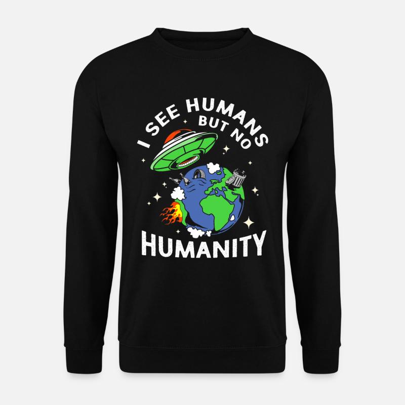 Alien - Unisex Pullover - Schwarz