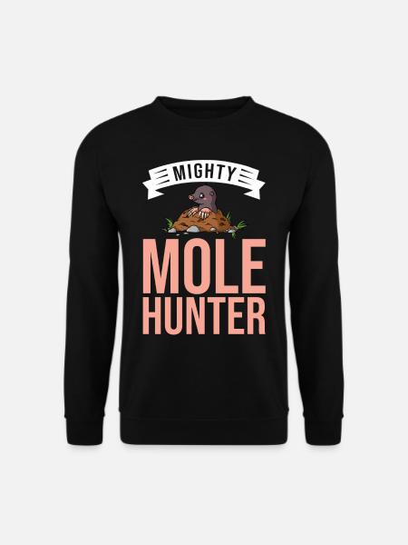 Mole Hunter Shrew MoleHill - Unisex Sweatshirt - black