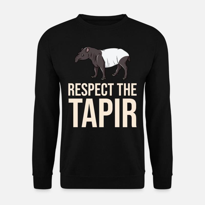 Tapir cheval bébé tapirus malais - Sweat-shirt Unisexe - noir