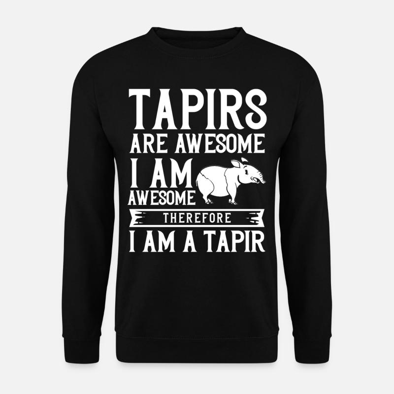 Tapir cheval bébé tapirus malais - Sweat-shirt Unisexe - noir