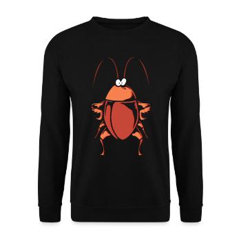 cockroach - Unisex Sweatshirt - black - Front - Alina (178cm) & Michal (187cm)