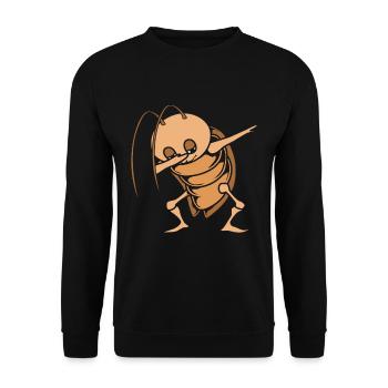 cockroach - Unisex Sweatshirt - black - Front - Alina (178cm) & Michal (187cm)