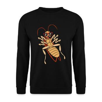 cockroach - Unisex Sweatshirt - black - Front - Alina (178cm) & Michal (187cm)