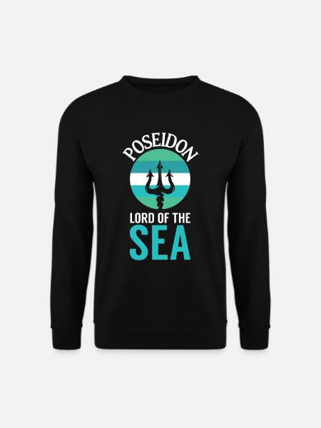 Poseidon Lord Of The Sea - Unisex Sweatshirt - black