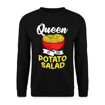 Potato Salad Potato Salad Potato Salad Mayo - Unisex Sweatshirt - black - Front - Alina (178cm) & Michal (187cm)