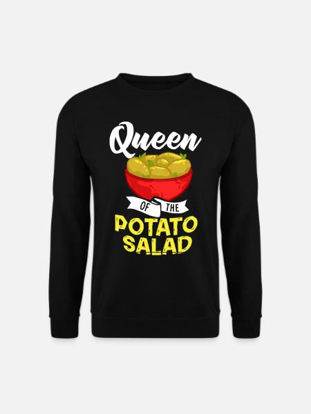 Kartoffelsalat Erdäpfelsalat Kartoffel Salat Mayo - Unisex Pullover - Schwarz