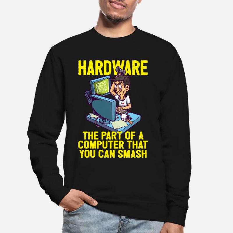 Smash PC Hardware Debugging IT Coder Informatik Unisex Pullover