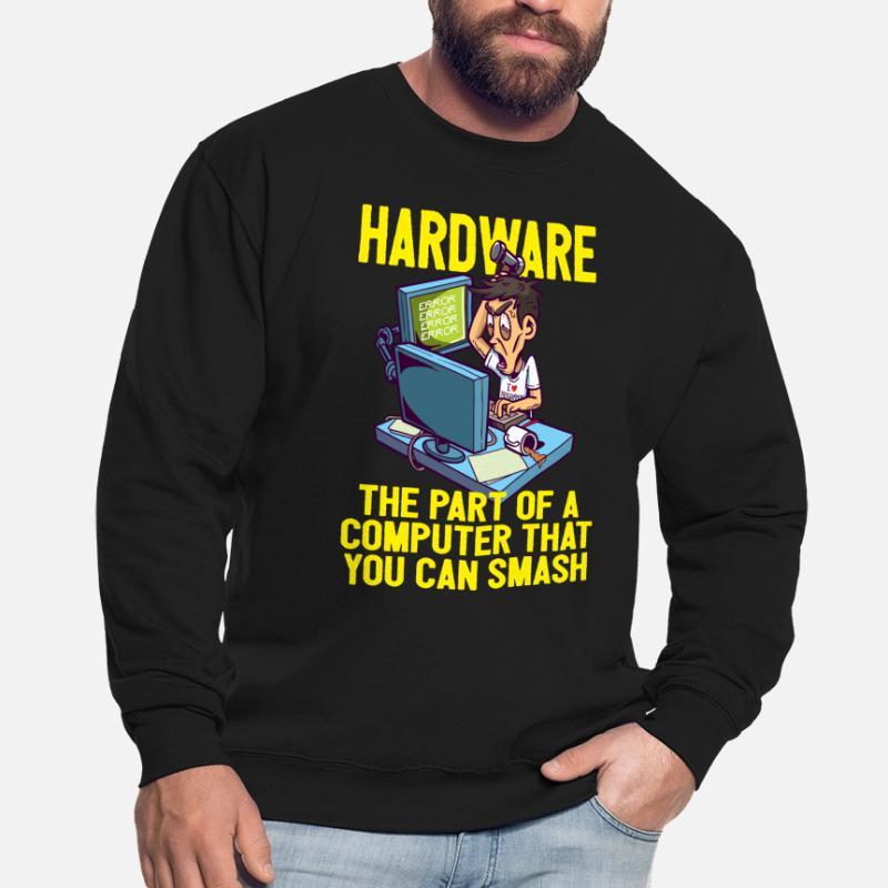 Smash PC Hardware Debugging IT Coder Informatik Unisex Pullover
