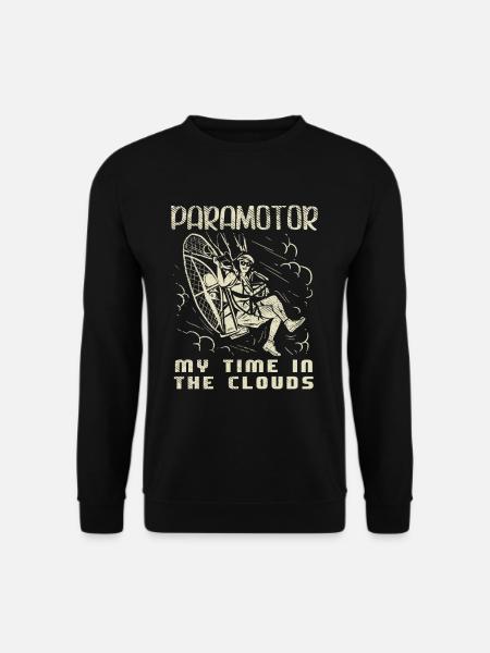Parapente motorisé par paramoteur - Sweat-shirt Unisexe - noir