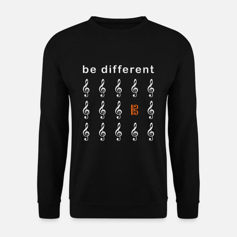 Altschlüssel Different Bratsche Bass Bassist - Unisex Pullover - Schwarz