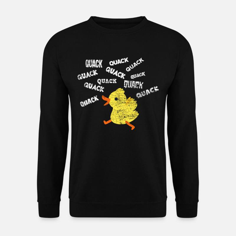 Duck funny duck design - Unisex Sweatshirt - black