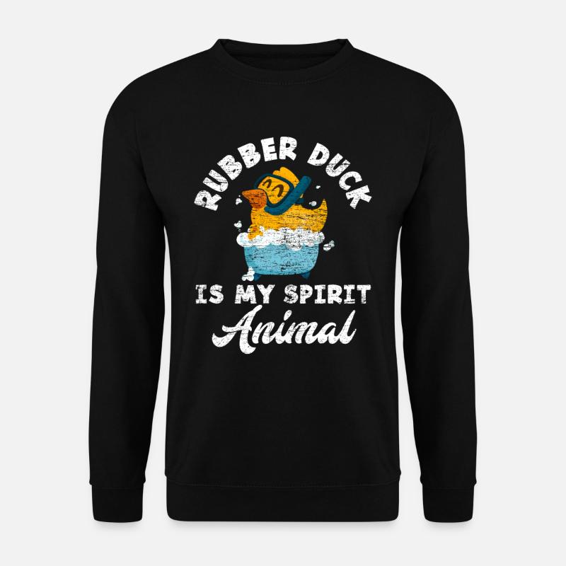 Duck bathtub - Unisex Sweatshirt - black