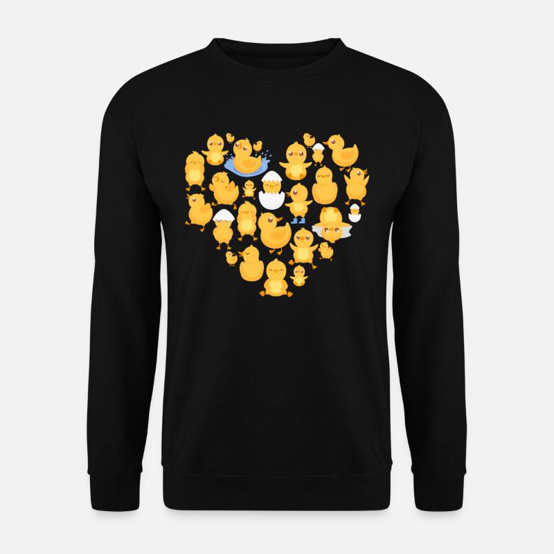 Ente Küken - Unisex Pullover - Schwarz