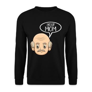 Psychologie, psychologues, etc. Psychologues - Sweat-shirt Unisexe - noir - Devant - Alina (178cm) & Michal (187cm)