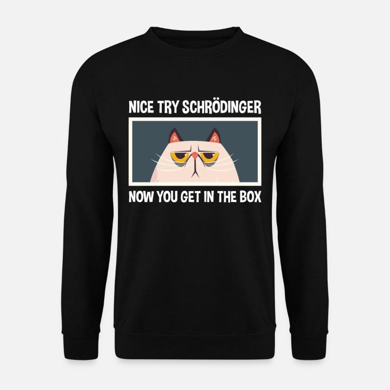 Belle tentative Schrödinger physicien physicien - Sweat-shirt Unisexe - noir