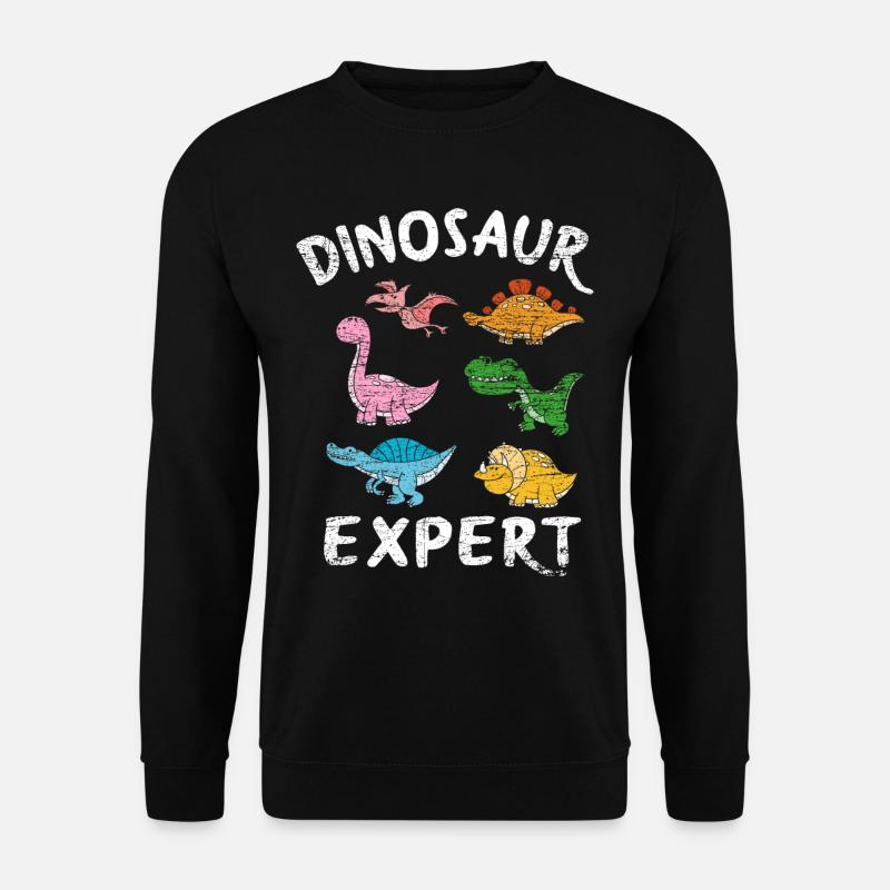 Dinosaur expert - Unisex Sweatshirt - black