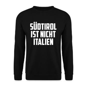 Südtirol Ist Nicht Italien Unabhängigkeit - Unisex Pullover - Schwarz - Vorne - Alina (178cm) & Michal (187cm)