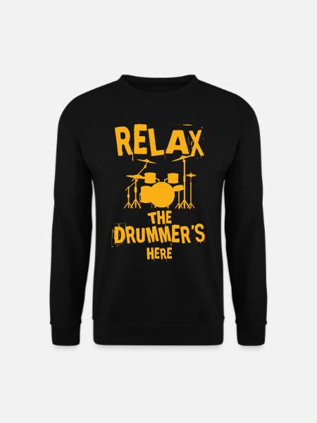 DRUMMER gift drums for THE drummer - Unisex Sweatshirt - black