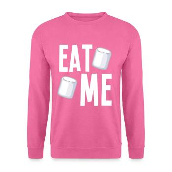 Iss mich Marshmallows - Unisex Pullover - Pink - Vorne