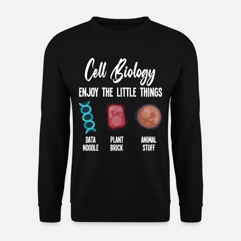Biologie Genieße die kleinen Dinge - Unisex Pullover - Schwarz