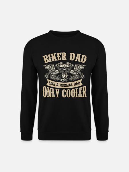 Motorcycle Father's Day Gift - Unisex Sweatshirt - black