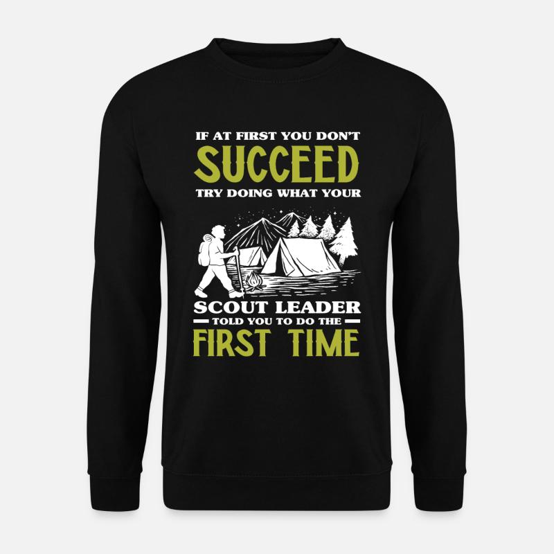 Scouts De Motivation Aventure - Sweat-shirt Unisexe - noir