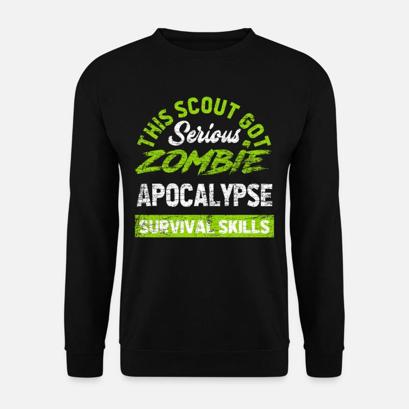 Pfadfinder Zombies - Unisex Pullover - Schwarz