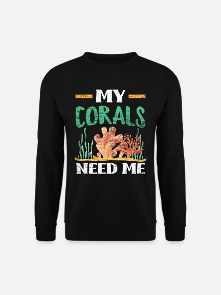 Aquarium corals - Unisex Sweatshirt - black