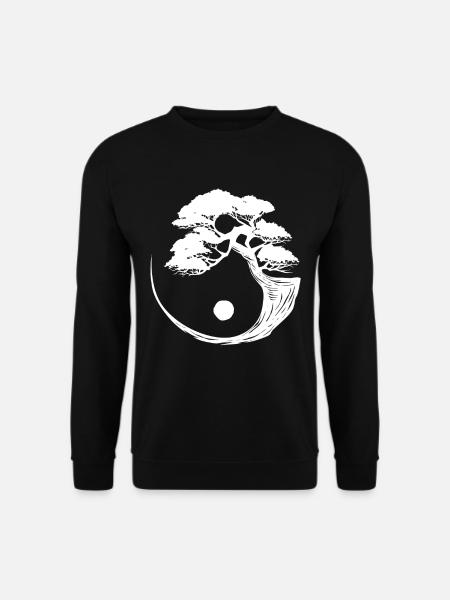 Bonsai Baum - Unisex Pullover - Schwarz