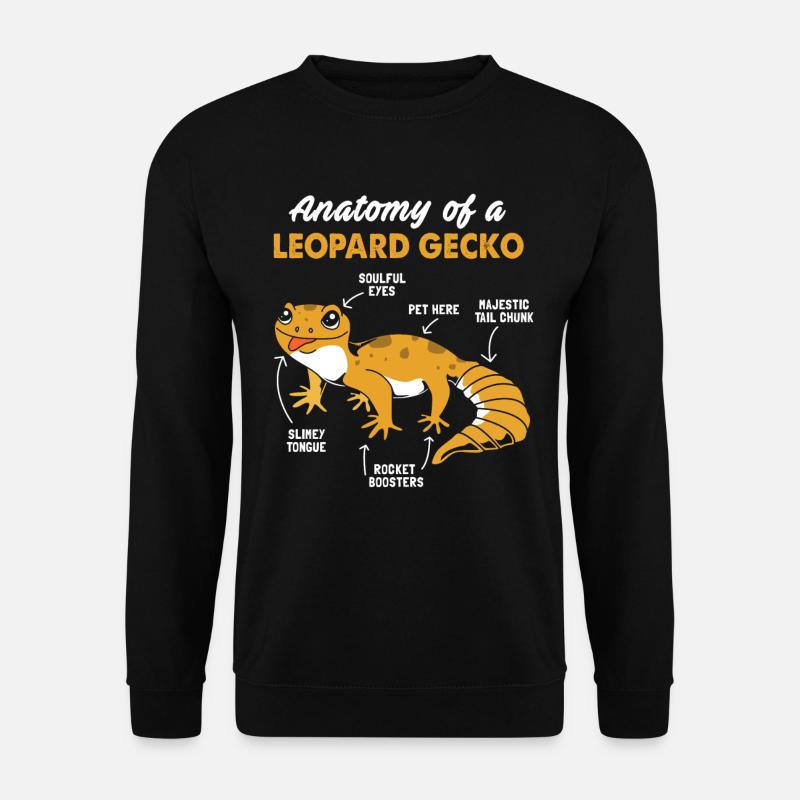 Gecko Anatomie - Unisex Pullover - Schwarz