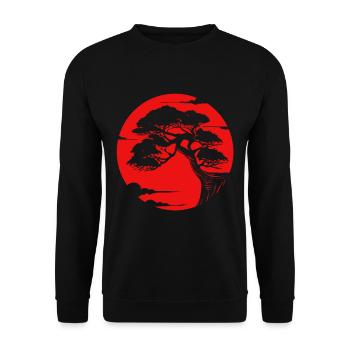 Bonsai tree gardener Japan growth bonsai - Unisex Sweatshirt - black - Front - Alina (178cm) & Michal (187cm)