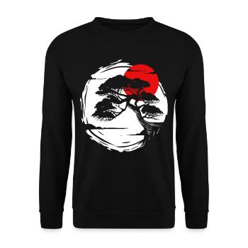 Bonsaï Arbre Bonsaï Jardinier Croissance Japon - Sweat-shirt Unisexe - noir - Devant - Alina (178cm) & Michal (187cm)