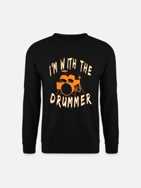 Drums drummer drummer - Unisex Sweatshirt - black