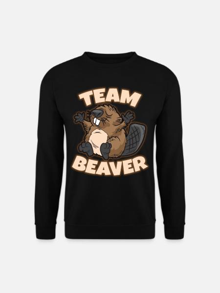 Team Beaver - Unisex Pullover - Schwarz