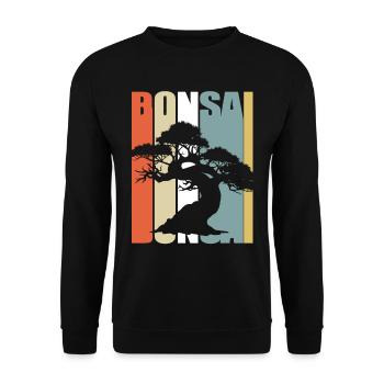 Bonsai tree gardener Japan growth bonsai - Unisex Sweatshirt - black - Front - Alina (178cm) & Michal (187cm)