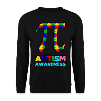Journée mondiale de l'autisme PI Sensibilisation à l'autisme - Sweat-shirt Unisexe - noir - Devant - Alina (178cm) & Michal (187cm)