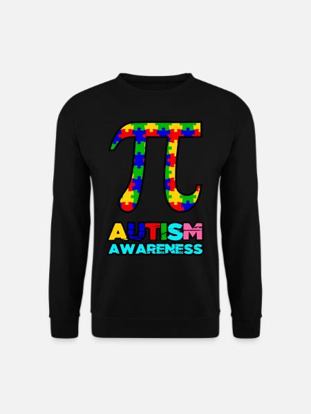 PI Welt Autismus Tag Geschenk Autisten Awareness - Unisex Pullover - Schwarz