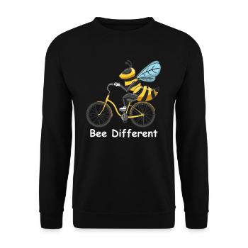 Abeille vélo différent abeille abeille cycliste - Sweat-shirt Unisexe - noir - Devant - Alina (178cm) & Michal (187cm)