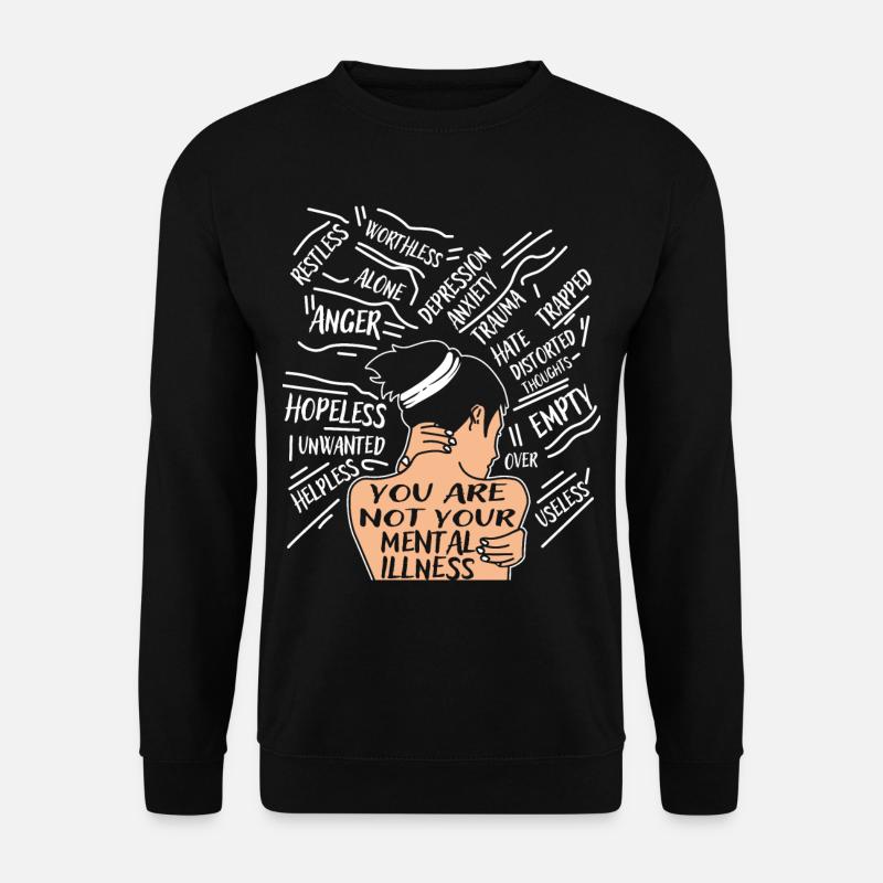 Depression - Unisex Pullover - Schwarz